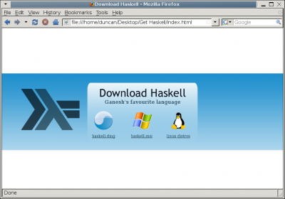 Get Haskell